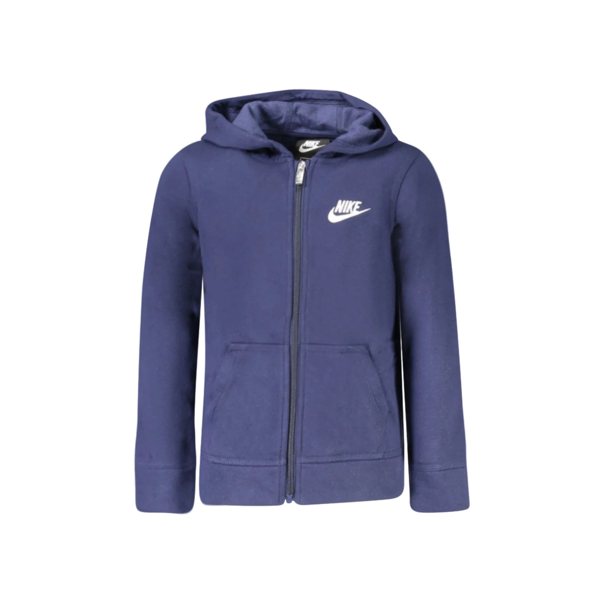Nike Felpa Maniche Lunghe Unisex Blu Zip Ricamo Felpe - foto prodotto